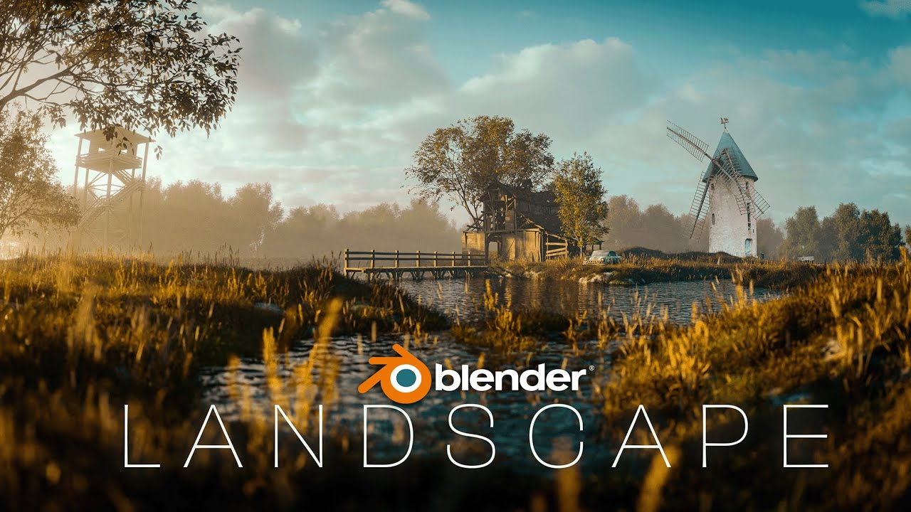 How to create a Cinematic Landscape inside Blender | Full tutorial with Project file