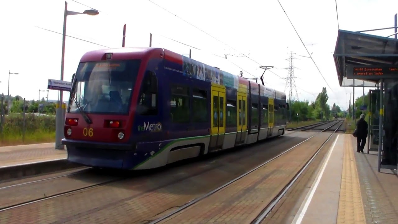 National Express Midland Metro T-69 Trams on the Midland Metro (24th June 2014)