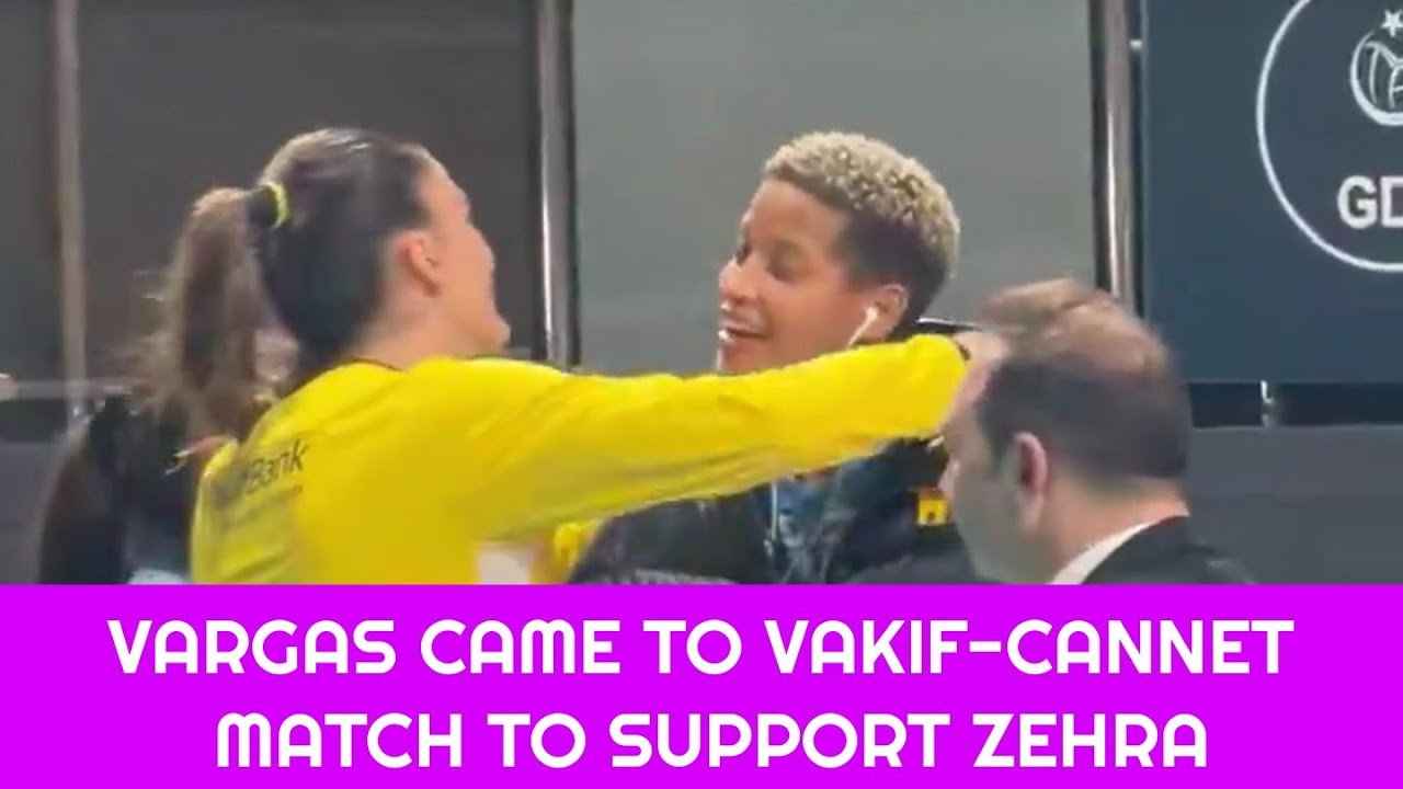 Melissa Vargas Came to Vakıf Cannet Match to Support Zehra Gunes #melissavargas #zehragunes
