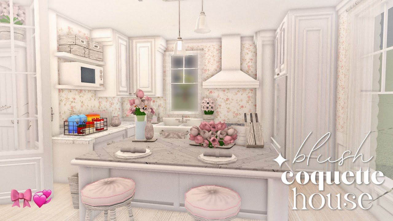 roblox l bloxburg : blush coquette family home 311K : eloiral