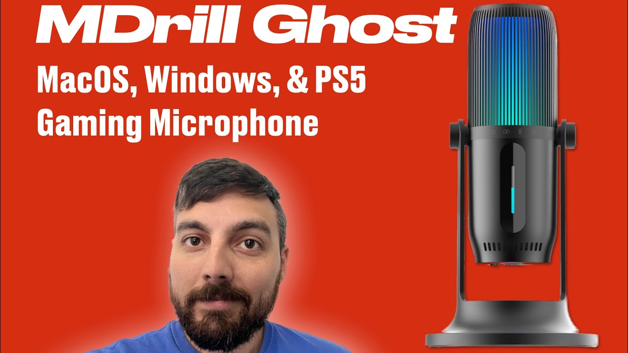 Thronmax MDrill Ghost RGB Microphone for Gaming, Streaming, Podcasting, and more