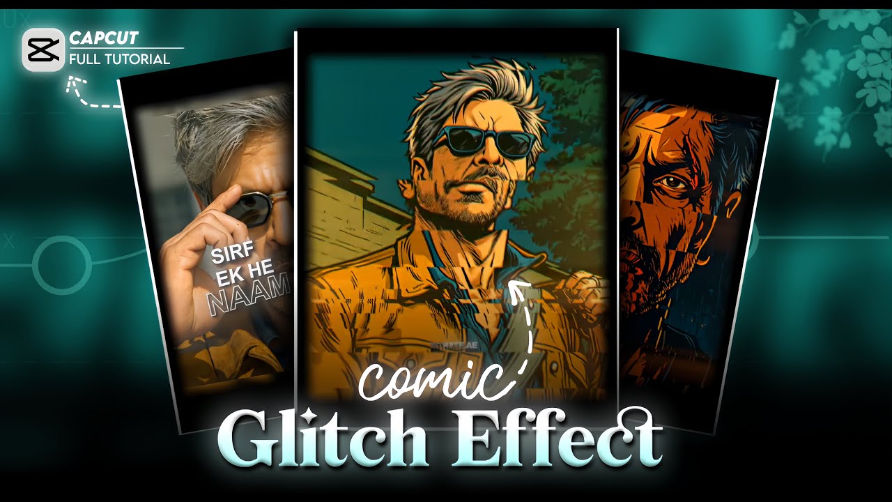 How To Make Trending Comic Glitch Effect transition | Funk Criminal Edit Tutorial | Capcut Tutorial