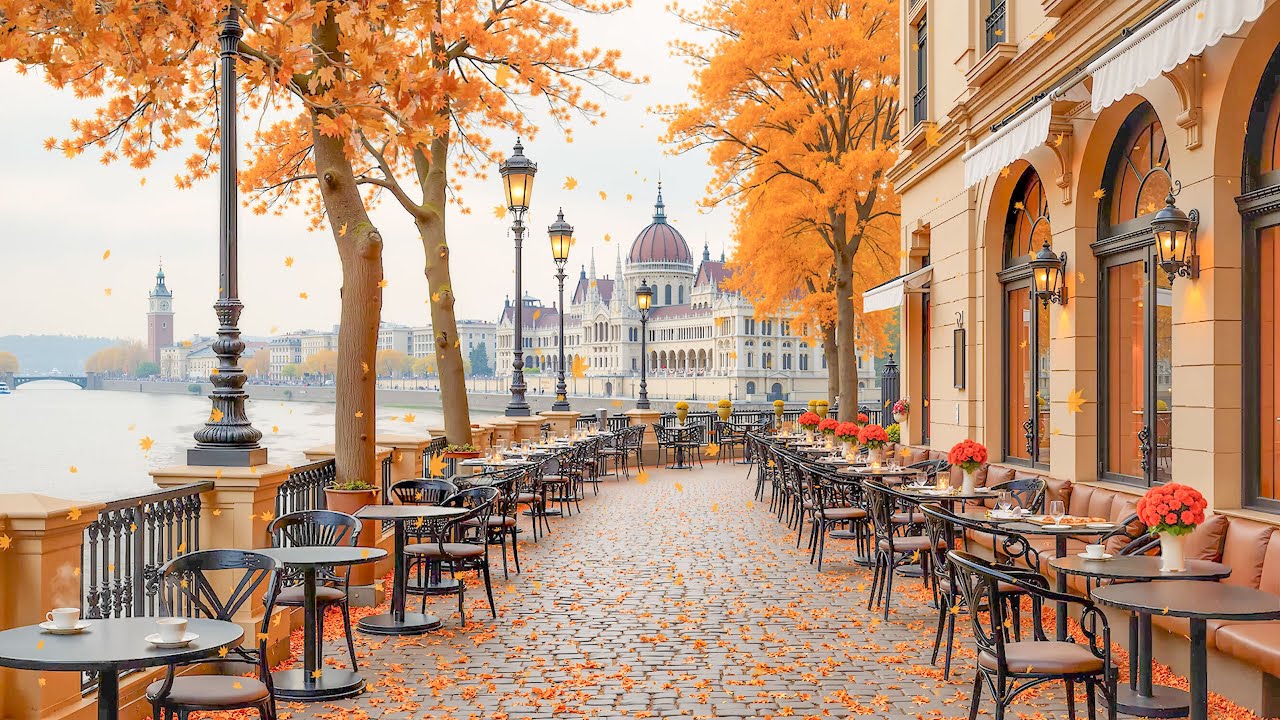 Autumn Caf&eacute; Vibes in Budapest 🍂 Smooth Jazz by the Danube for Calm & Focused Mornings