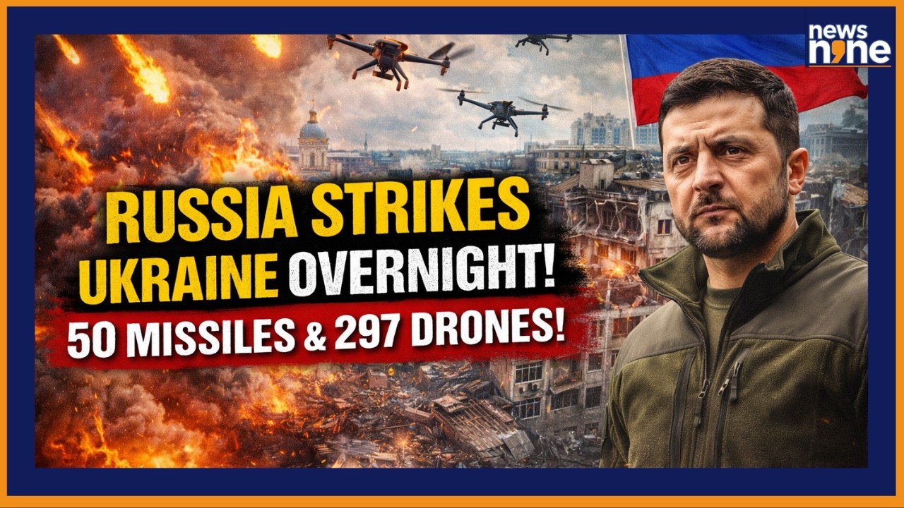 Russia Launches 50 Missiles and 297 Drones in Overnight Attacks on Ukraine