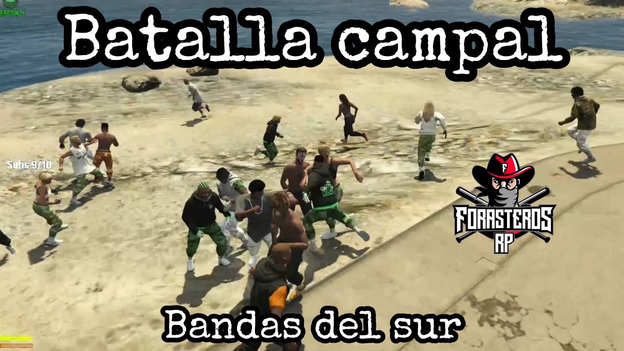 Batalla Campal entre las bandas del sur | GTA V | Roleplay | Forasteros RP