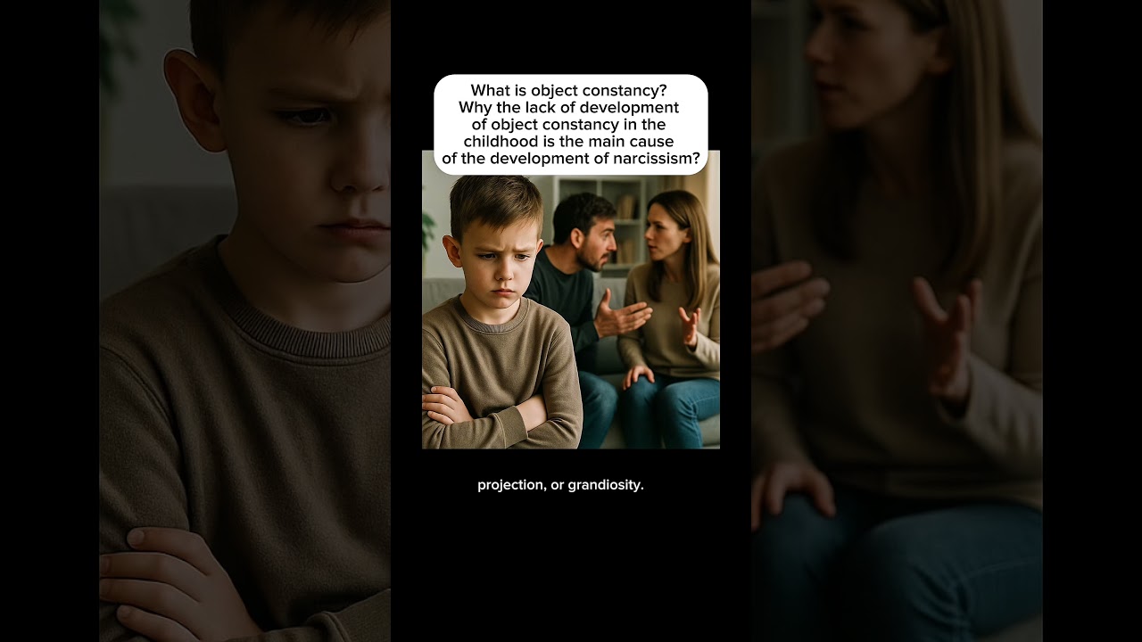 Why the lack of object constancy is the main cause of #narcissism ? #psychology
