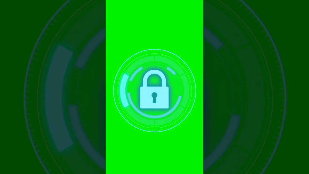 Finger Print Lock Screen High Quality Green Screen Video #greenscreen #nocopyright #template #shorts