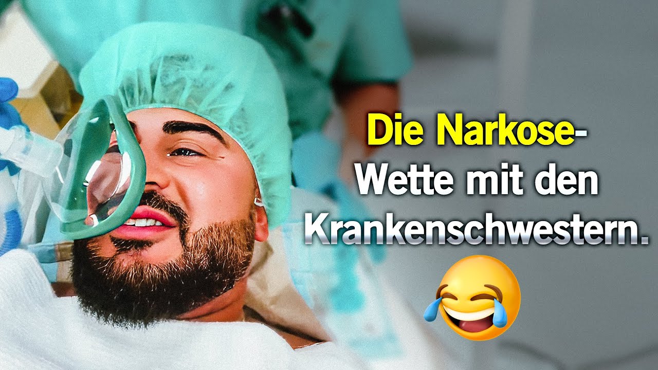 Die Narkose-Wette mit den Krankenschwestern. 🤣