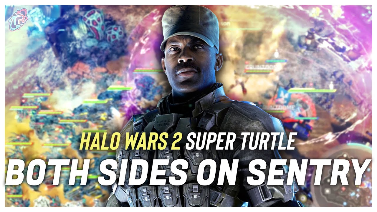 We controlled BOTH SIDES on SENTRY! Halo Wars 2 Super Turtle