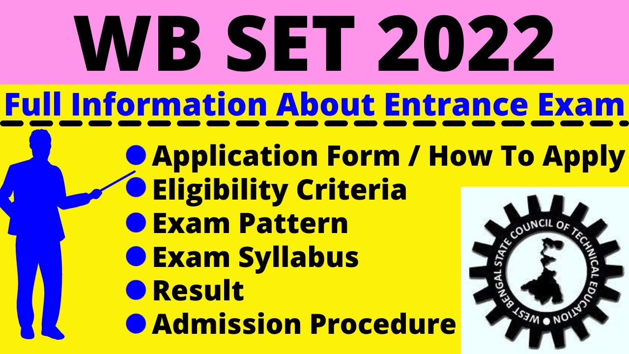 All About WB SET 2022: Notification, Dates, Application, Eligibility, Pattern, Syllabus, Admit Card