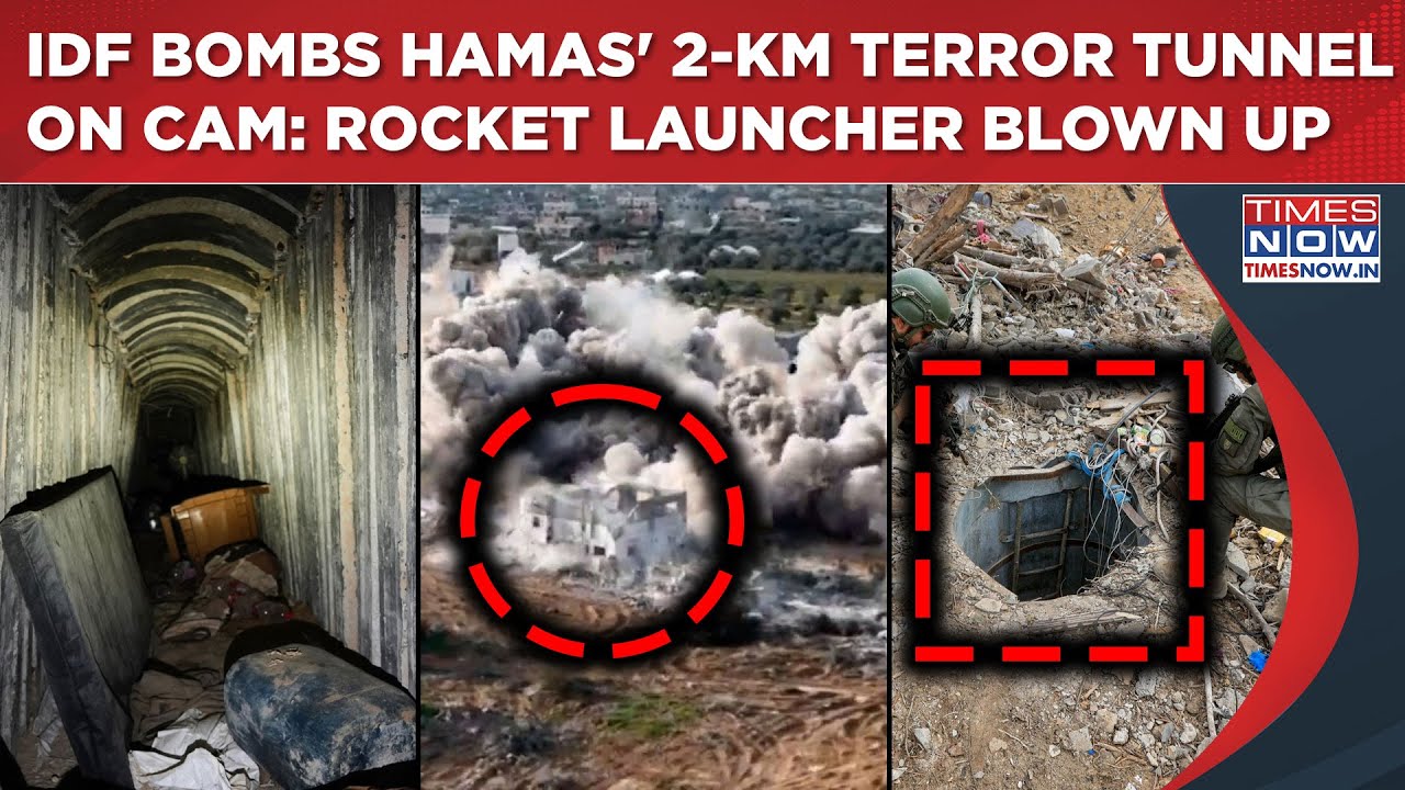 Watch IDF Spot, Bomb Hamas' 2-Km Key Terror Tunnel In Gaza| On Cam: Kfir Brigade's Khan Younis Op