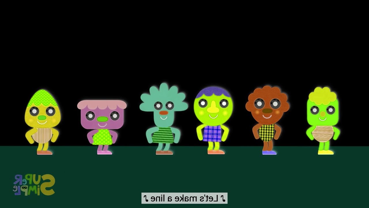 Everybody Line Up | Noodle & Pals | Super Simple Song | Sponsored By: Klasky Csupo 2001 Effects