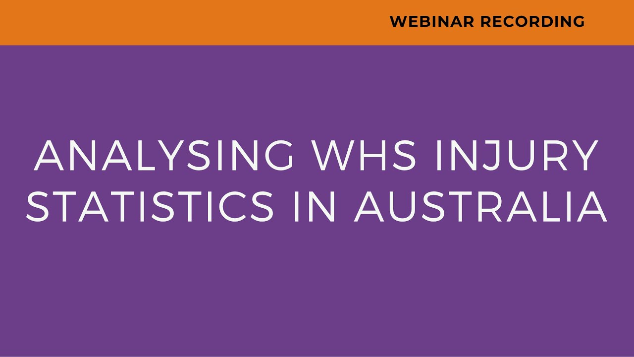 Analysing WHS Injury Statistics in Australia