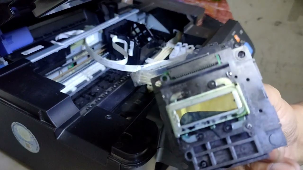 UNBOXIN PRINT HEAD EPSON L565 DAN PEMASANGAN HEAD
