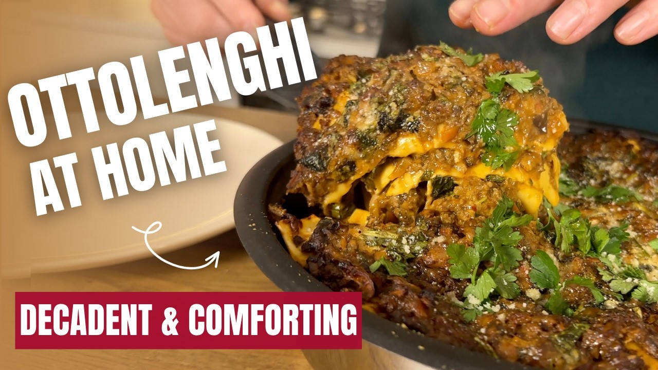 Spicy Mushroom Lasagna | Ottolenghi FLAVOUR Vegetarian Pasta Recipe