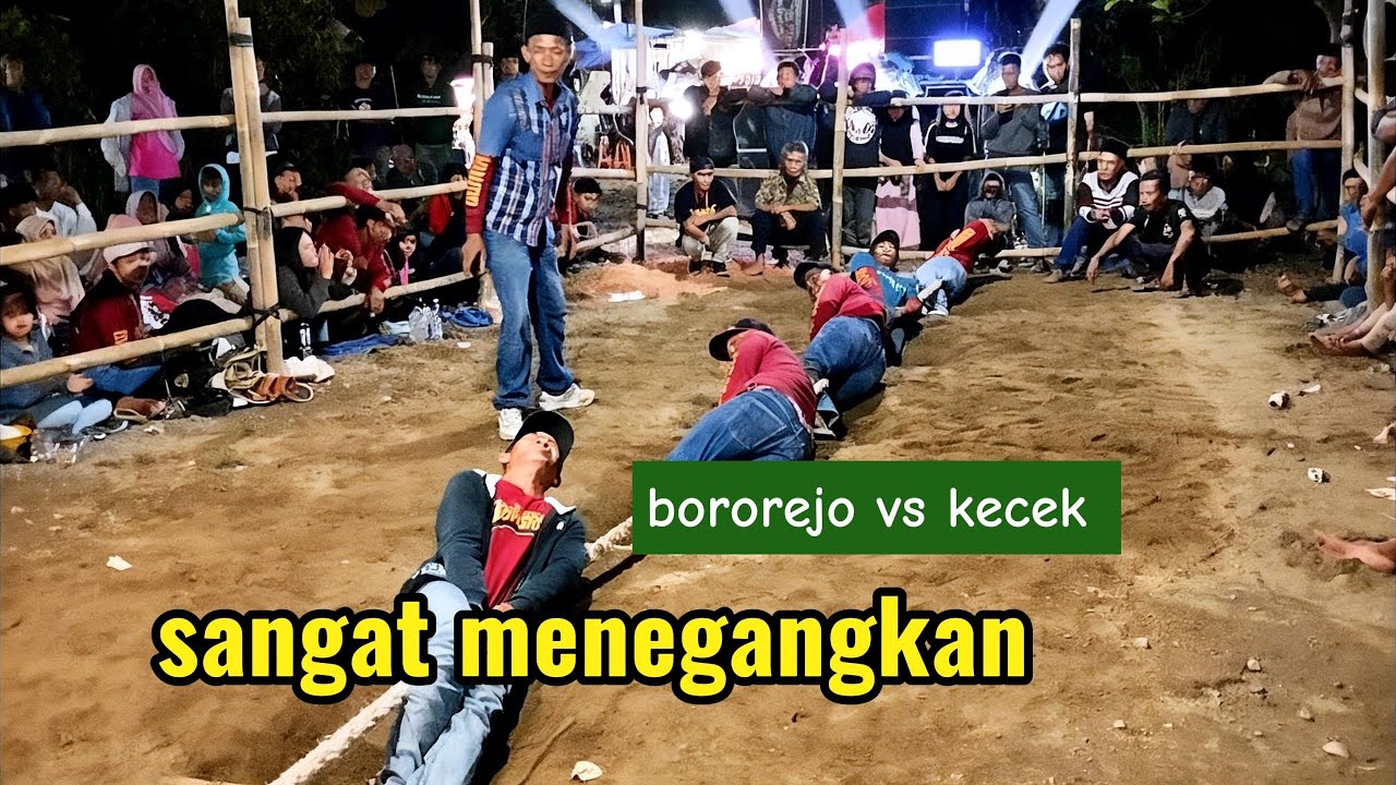 INI YANG DI TUNGGU TUNGGU PERTANDINGAN ANTARA KECEK BERHADAPAN DENGAN TEAM BOROREJO BIKIN HEBOH.