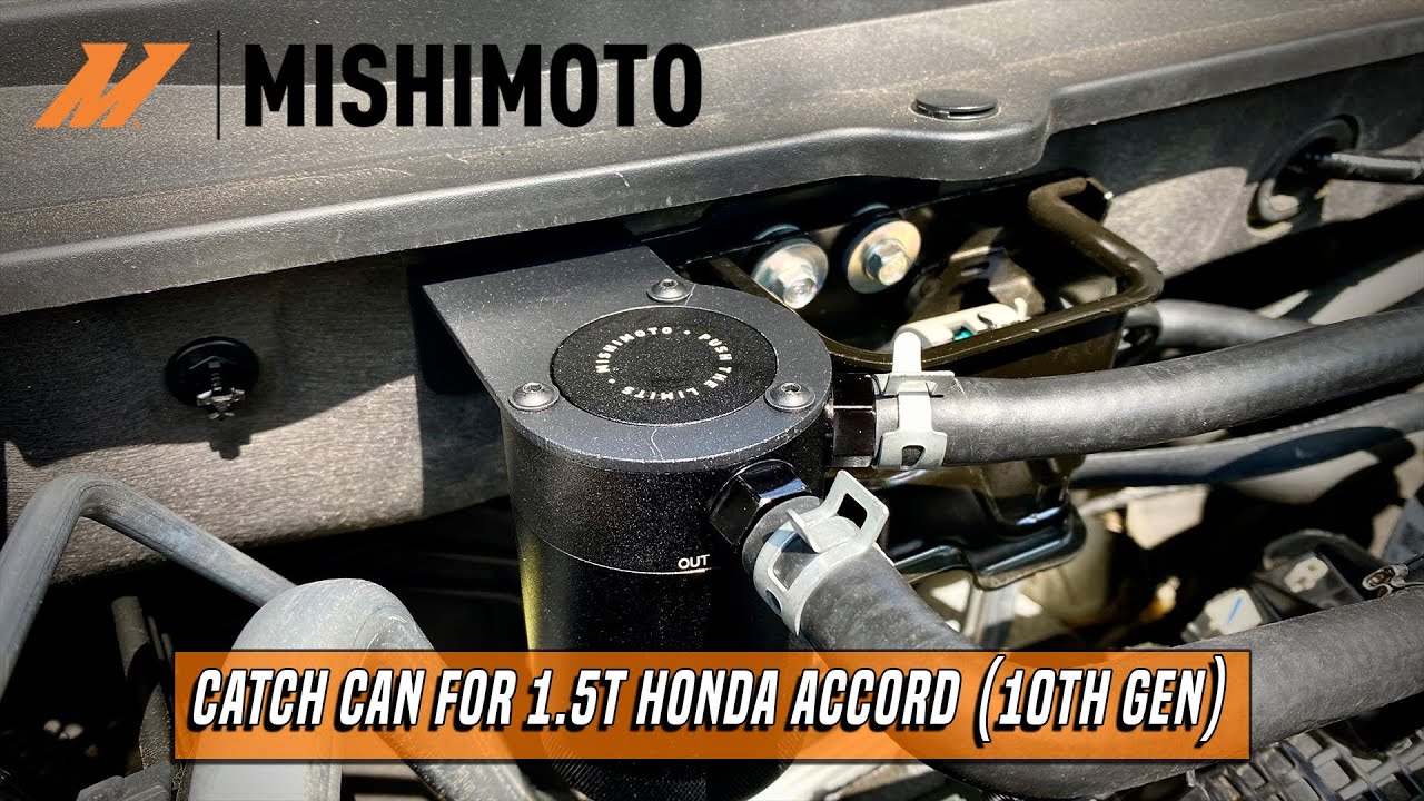 HONDA ACCORD SPORT (1OTH GEN) OIL CATCH CAN DIY | Mishimoto Oil Catch Can Installation