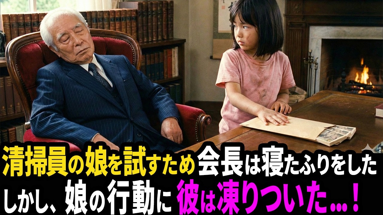 しかし、会長は彼女の行動に凍りついた！35億円の相続はこの娘に決めた！「こんな人間、初めてじゃ」純粋な心にメロメロの会長だった！