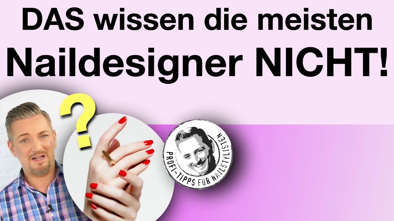 Warum haben die meisten Naildesigner kein Fachwissen?