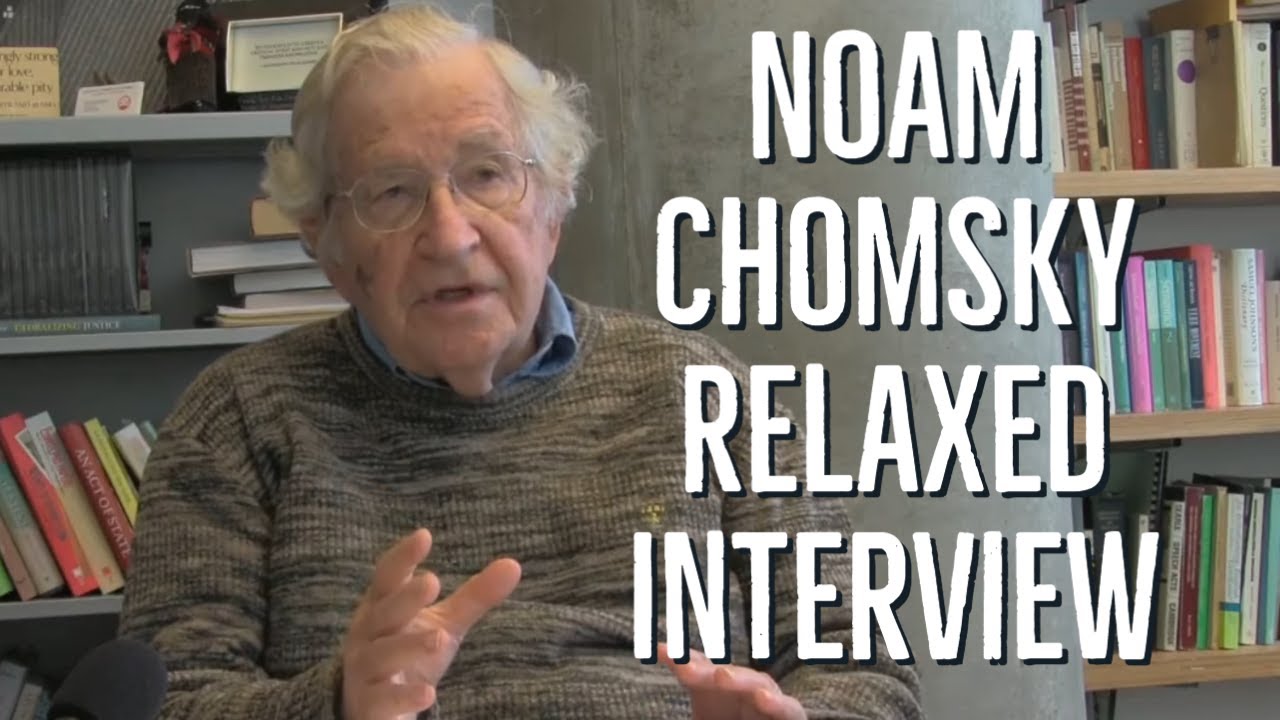 Unintentional ASMR | Noam Chomsky interview on surveillance [Deep, relaxing voice]