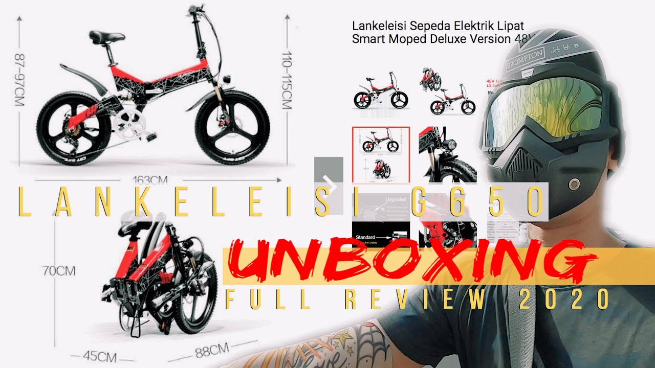 #14 E-BIKE LANKELEISI G650 FULL REVIEW ON ROAD 2020