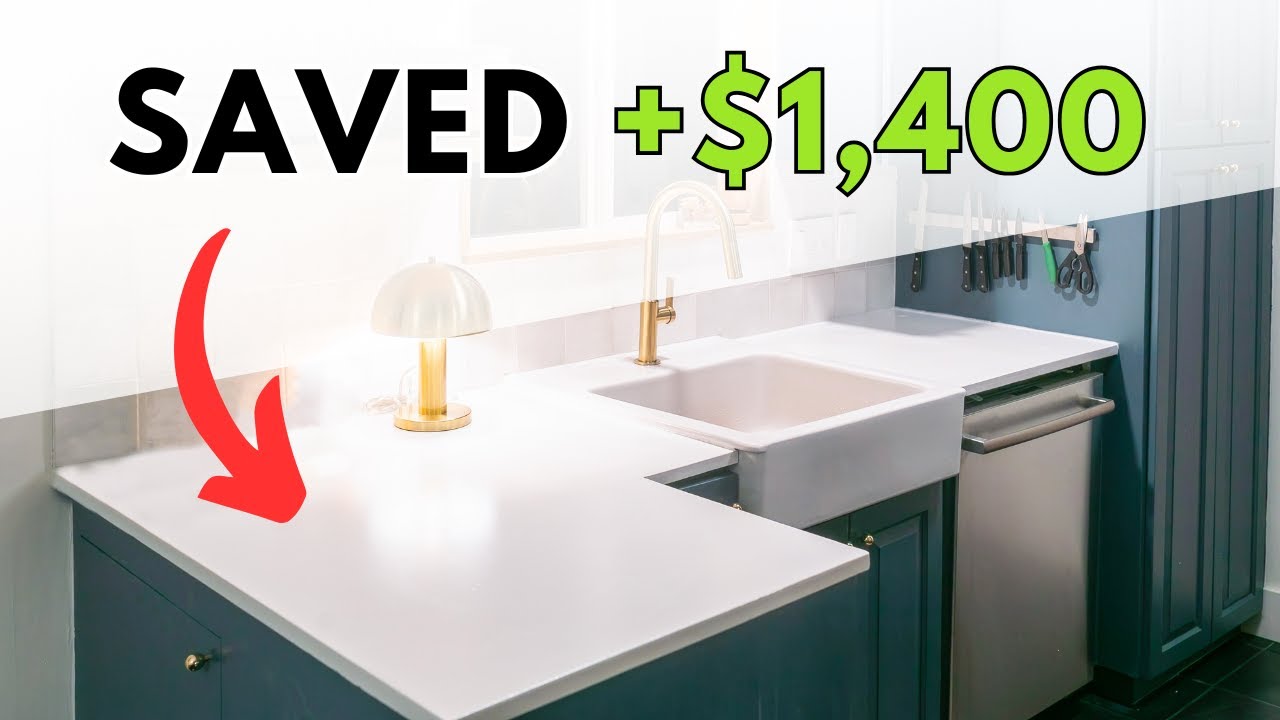 How To Make Stunning White Concrete Countertops