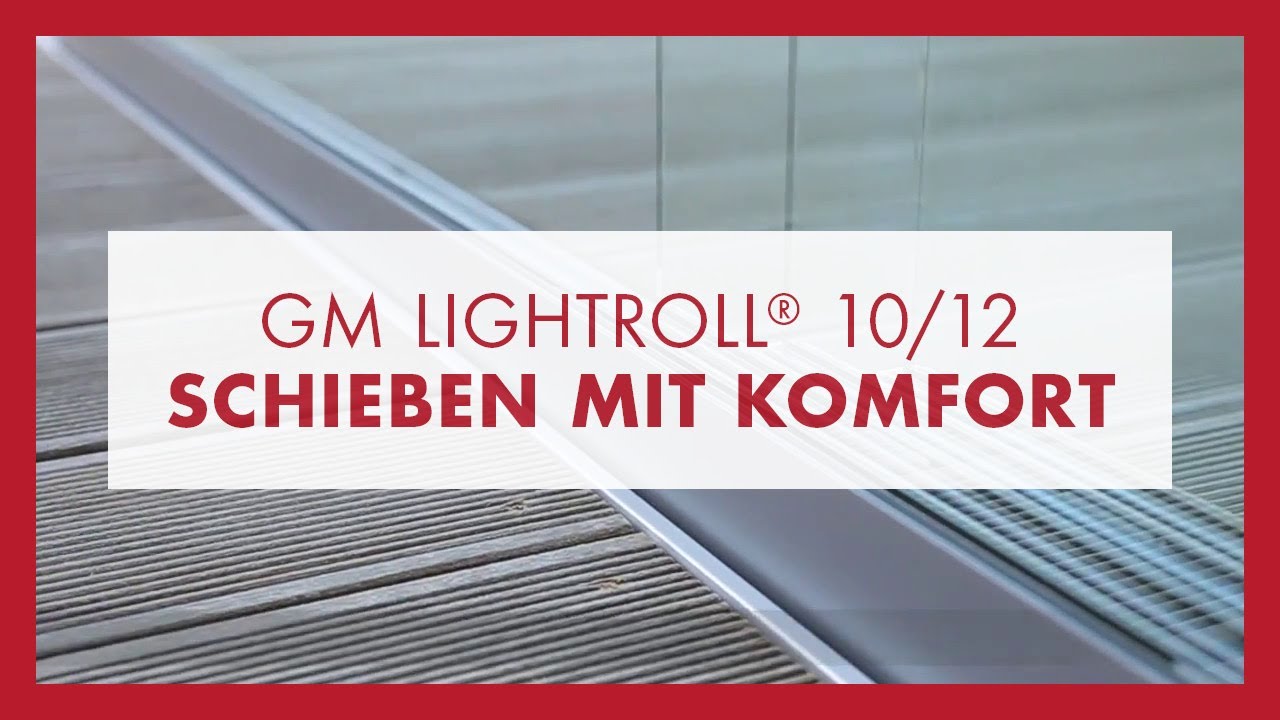 Glas-Schiebetür-System GM LIGHTROLL® 10/12 von Glas Marte: für Terrasse, Balkon & Loggia