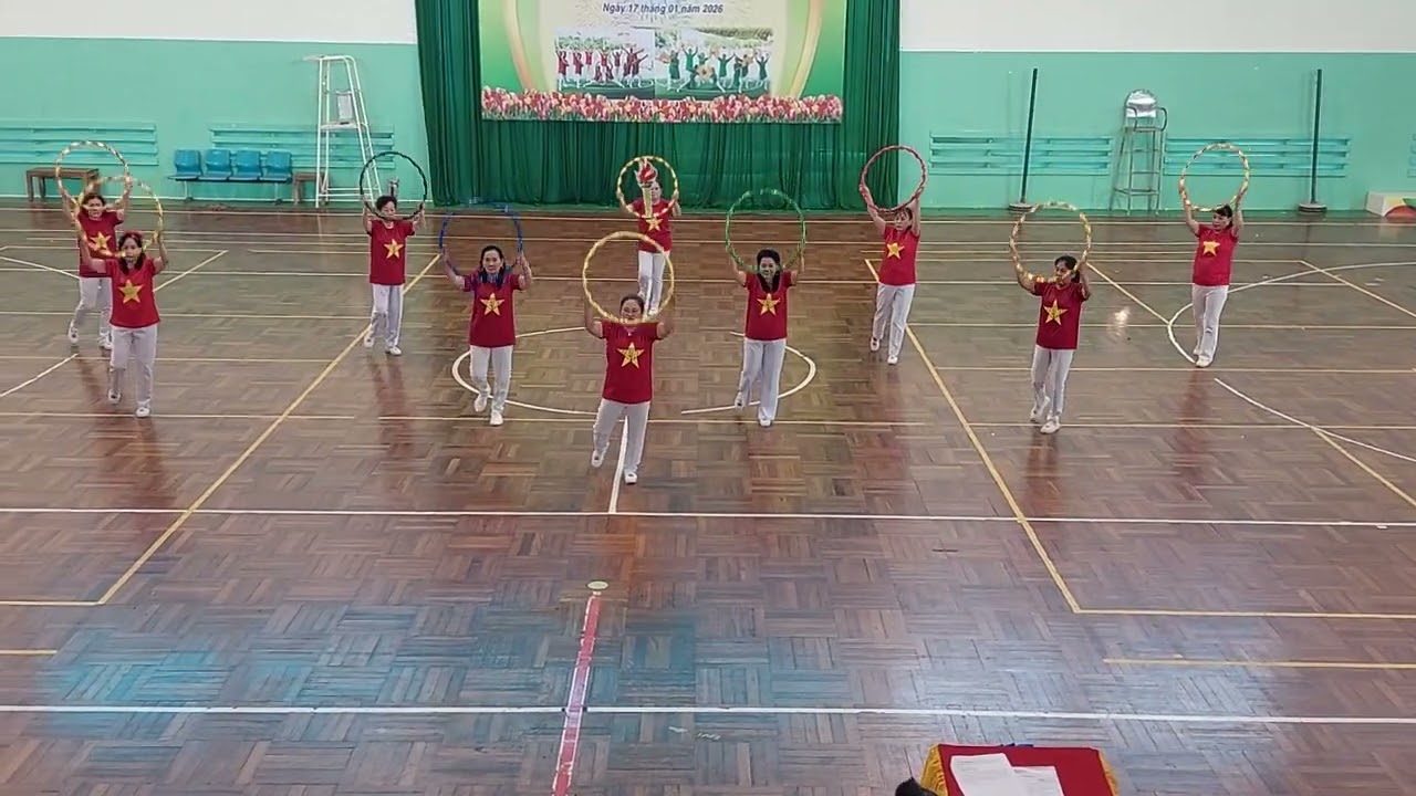 CLBTDDS QUÊ HƯƠNG AN TRƯỜNG.- THỂ DỤC VỚI VÒNG KHỎE VÌ NƯỚC. 