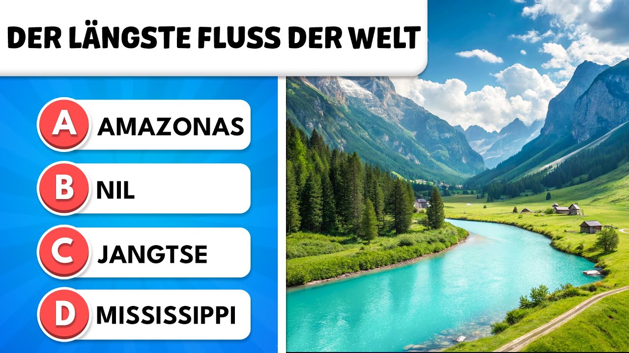 Kannst du diesen Geografie-Test bestehen? 🌍 50-Fragen-Trivia-Herausforderung! 🧠 - Knowlio-DE