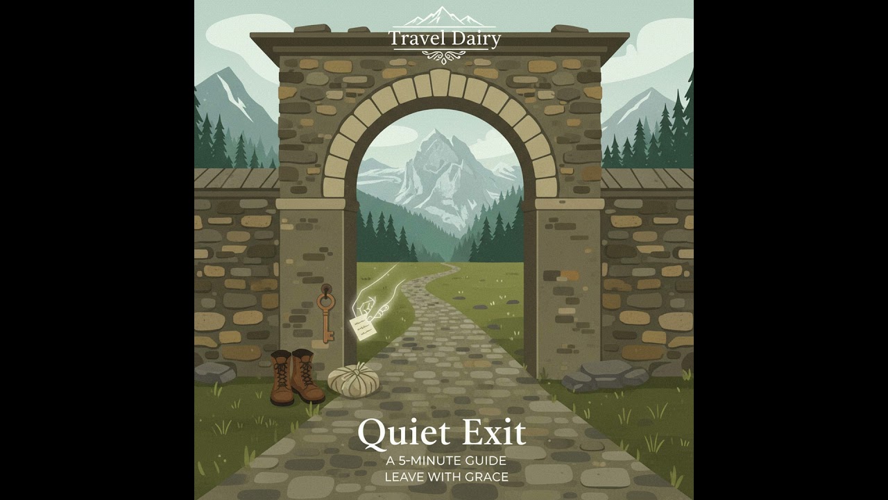 Quiet Exit: A 5‑Minute Guide to Leaving Guesthouses, Villages & Hosts with Grace