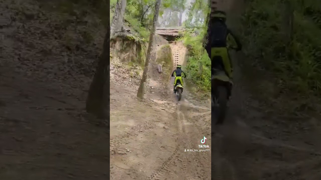 Little step up at croom 🧈 #croom #dirtbike #motocross #husqvarna #ktm #hillclimb #jump