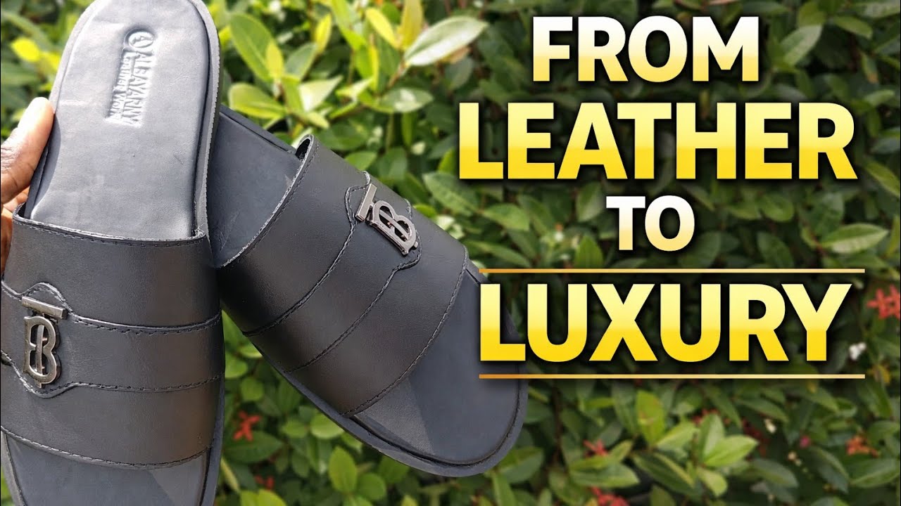 HOW I HANDCRAFT LUXURY LEATHER SLIPPERS | FULL STEP-BY-STEP DETAILS 