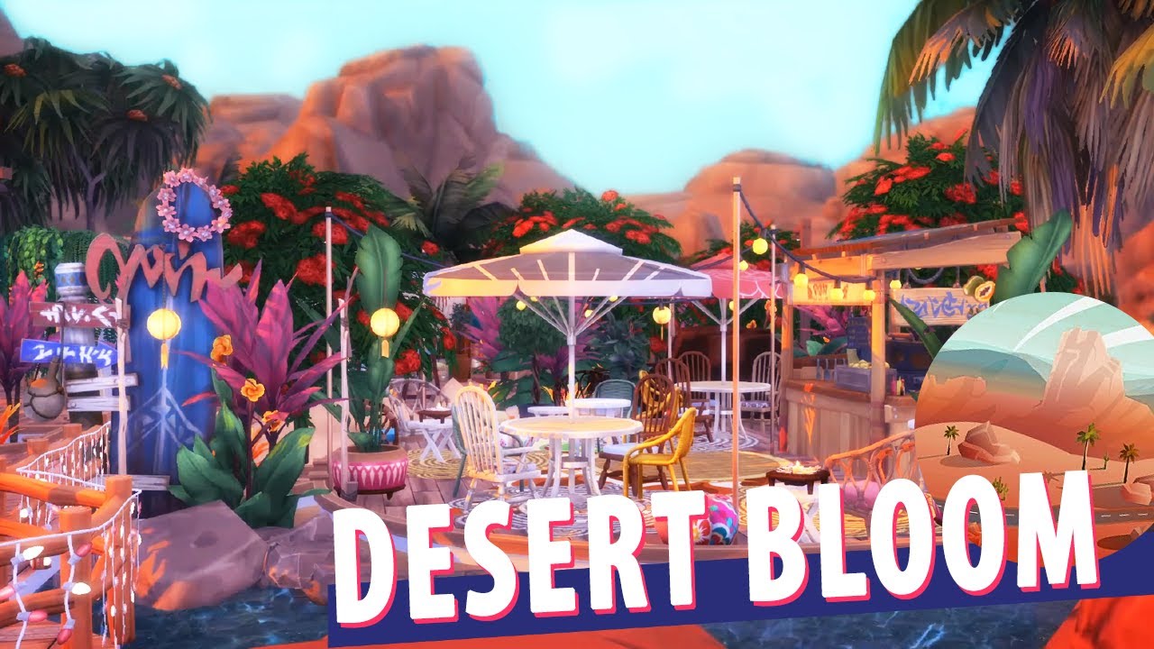 Desert Bloom devient un repère à hippies ! - Les sims 4 - SPEED BUILD