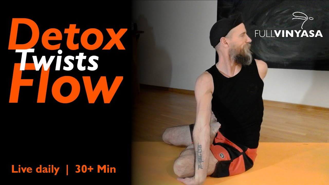 Ashtanga Detox Twists | Realign Your Spine | 30 Min Yoga - Day 544
