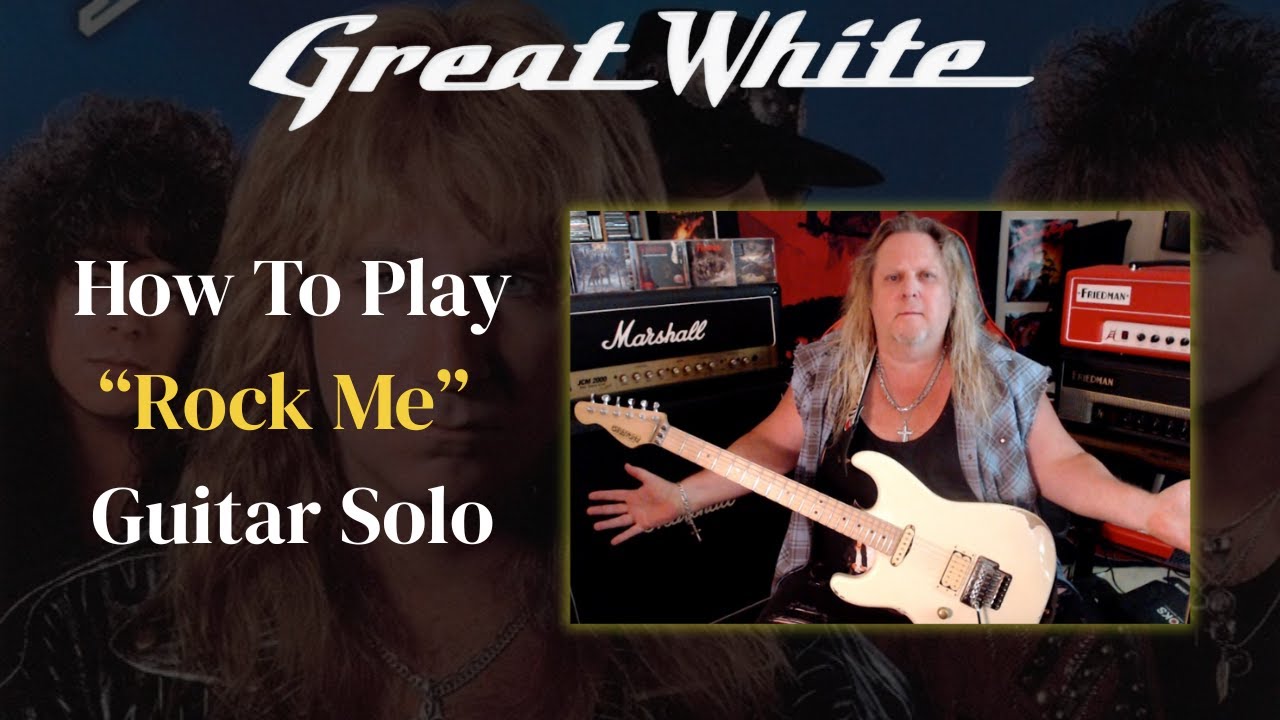 Great White Rock Me Guitar Solo Lesson