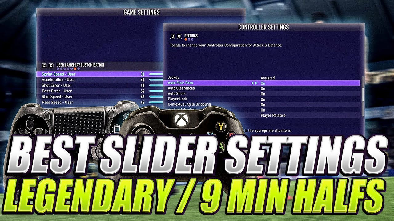 BEST REALISTIC FIFA 21 SLIDERS  *LEGENDARY DIFFICULTY 9 MIN HALFS*