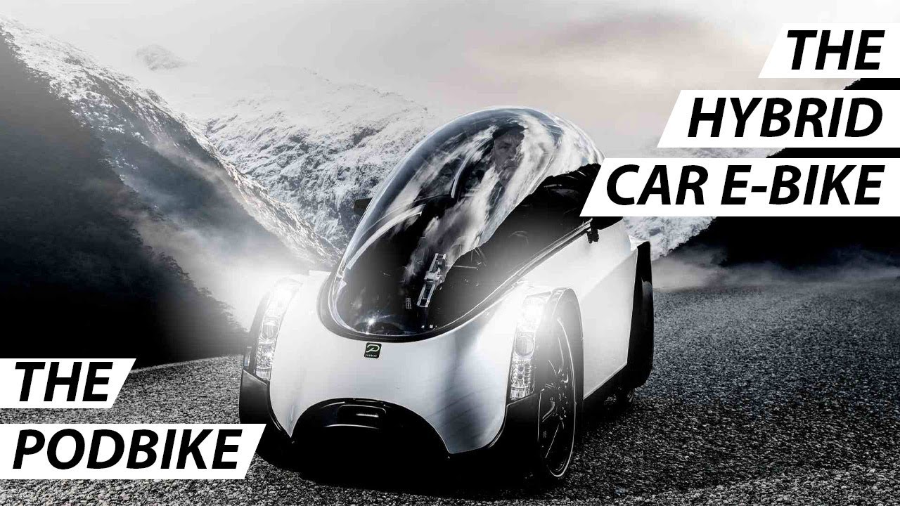Podbike Is An E-Bike-Car Hybrid That Works Like A Bicycle With The Looks Of A Mini Car