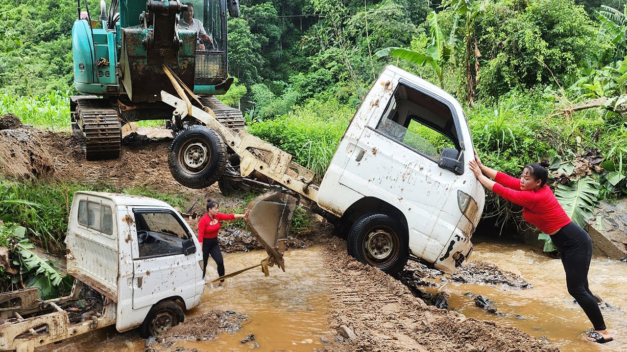 TIMELAPSE: START TO FINISH Restoration of SUZUKI truck swept away by flood after 30 years