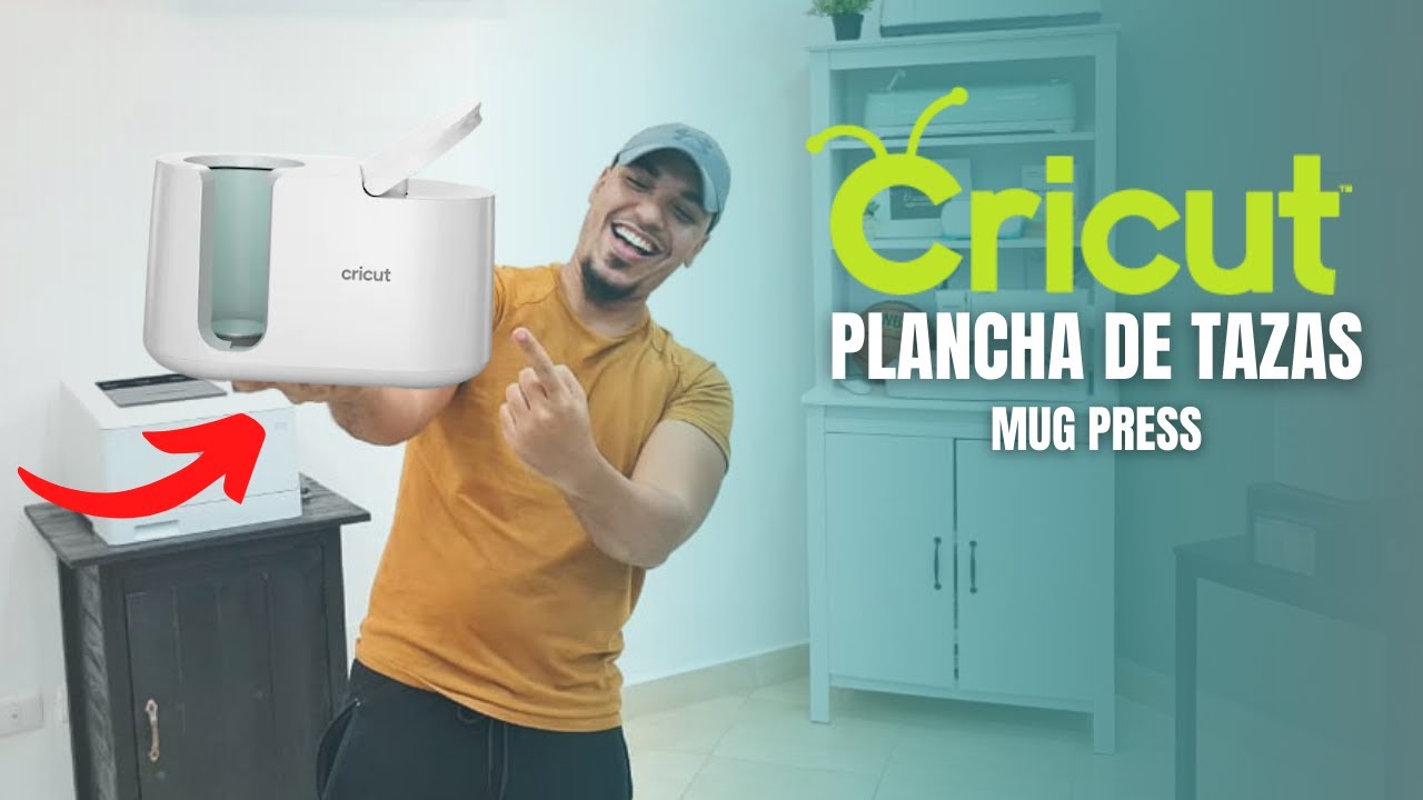 Personalizando #tazas con la Plancha térmica de #CRICUT | MUG PRESS | EN ESPAÑOL.