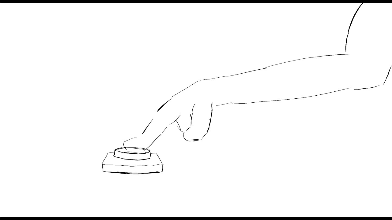 Button press (Hands animation practice)