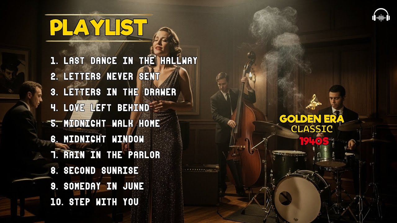 Vintage Swing Jazz for Late Night Focus and Relaxation in a Calm Home Environment