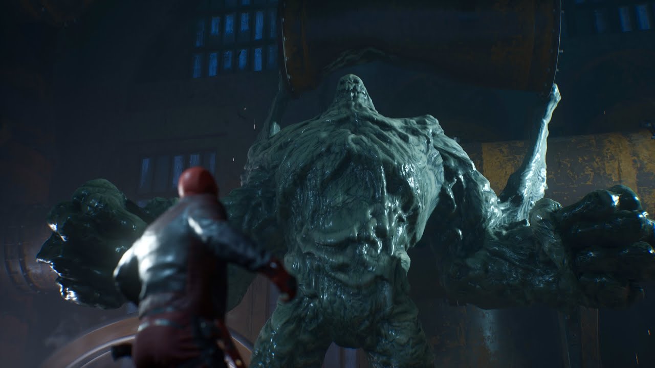 Batman Gotham Knights - Clayface Boss Fight | 8K 60fps