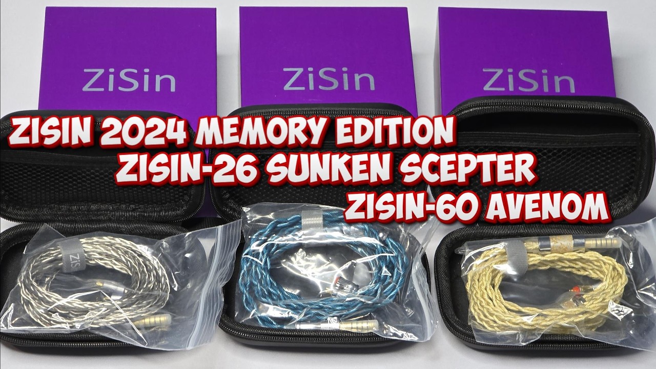 Кабели для внутриканальные наушников ZiSin 60 Avenom, ZiSin 2024, ZiSin 26 Sunken Scepter