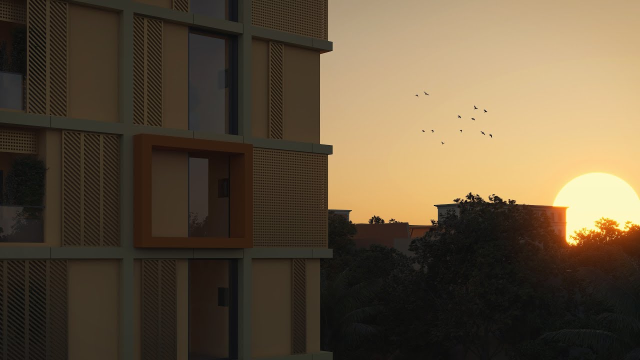 City Apartments Animation | 3ds Max V-Ray