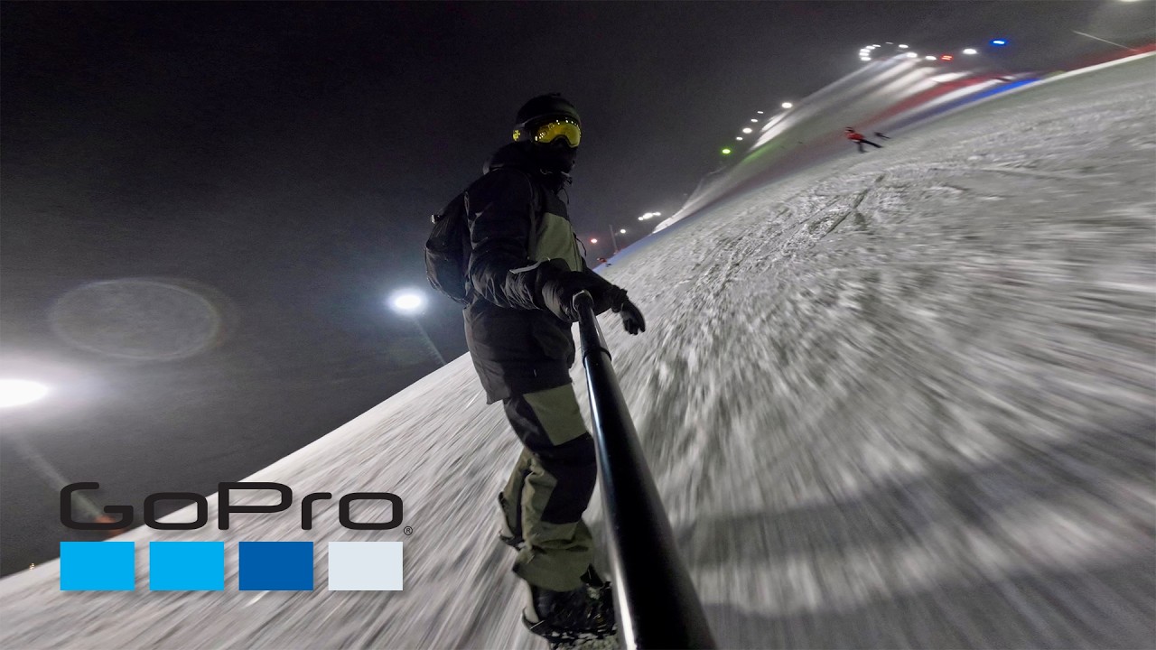 Gece Kaymak Bambaşka! Palandöken’de Sert Rüzgar ve Buz | GoPro 4K