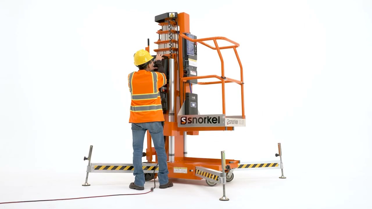 Snorkel UL25 Push-Around Mast Lift - Product Feature