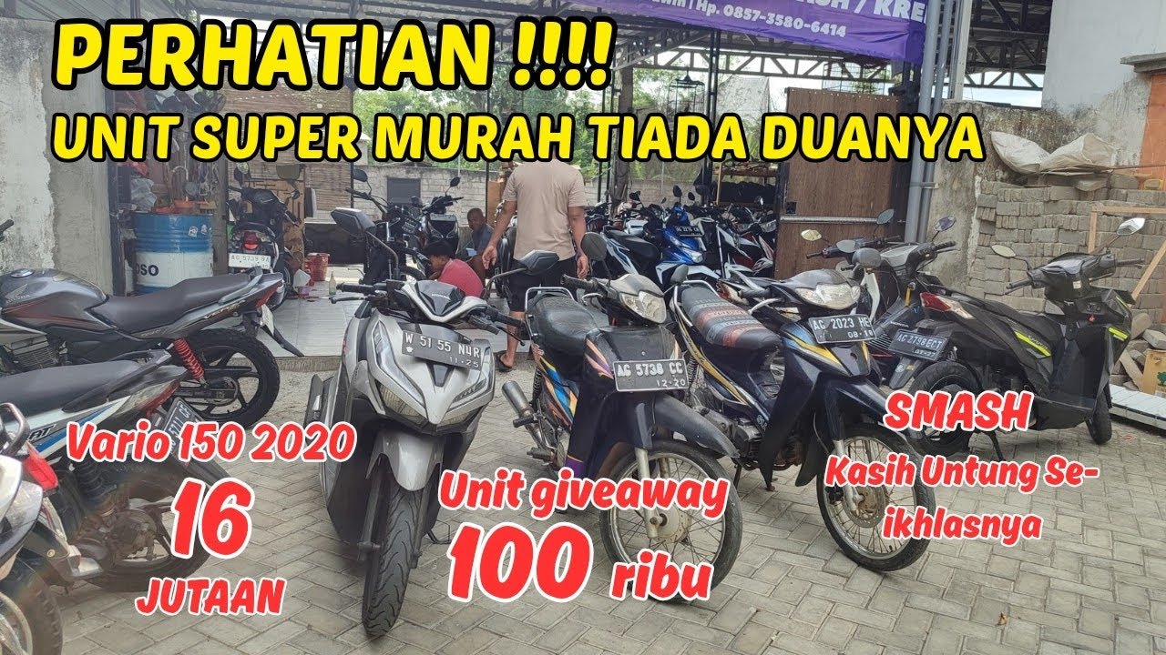UNIT MURAH TIADA DUANYA BAIK MOTOR TUA ANTIK ATAU MOTOR TAHUN MUDA