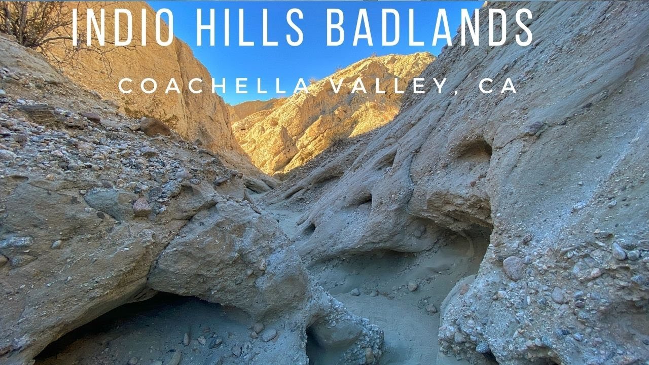 Indio Hills Badlands - an amazing desert hike through slot canyons and windcaves!