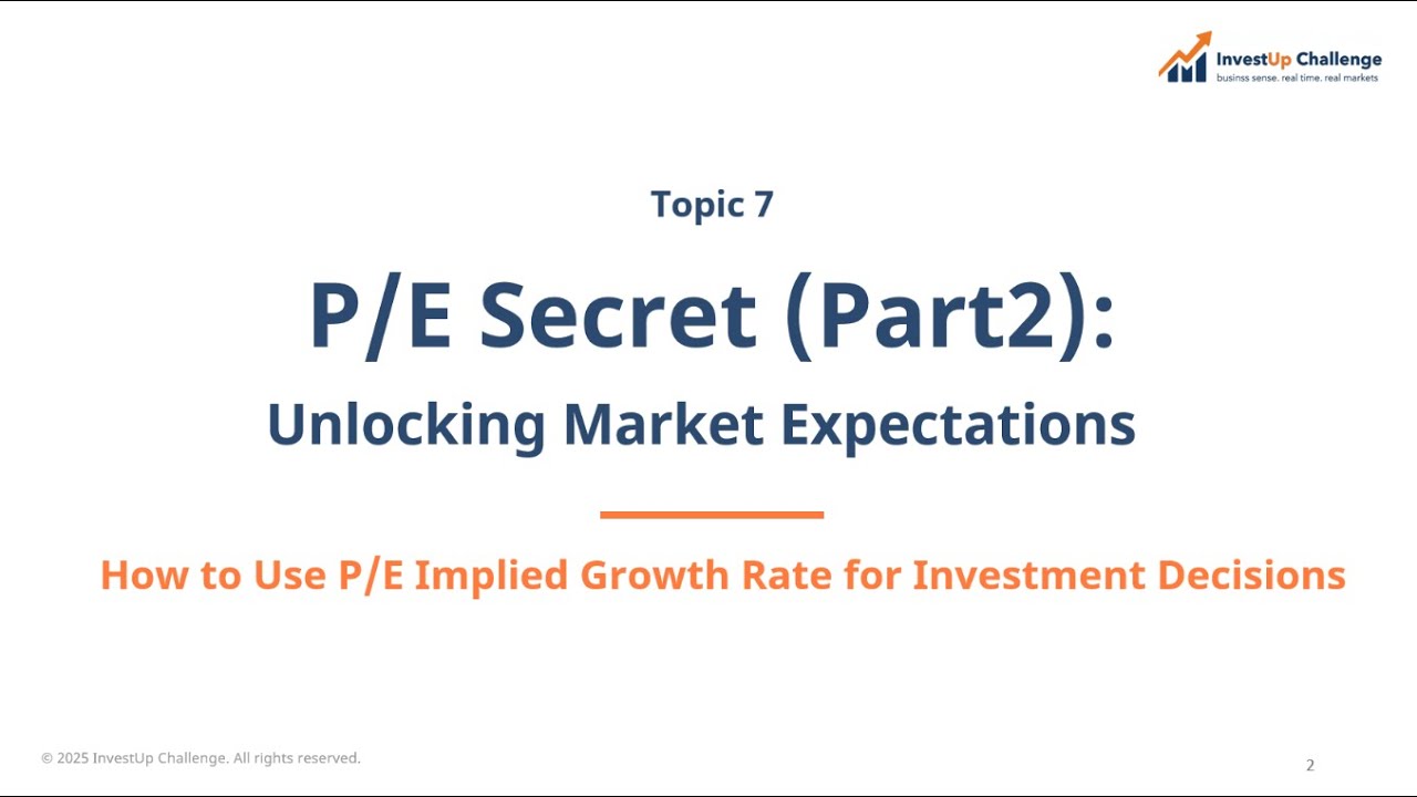 Topic7: P/E Secrete: Unlocking Market Expected Growth (Part2) 
