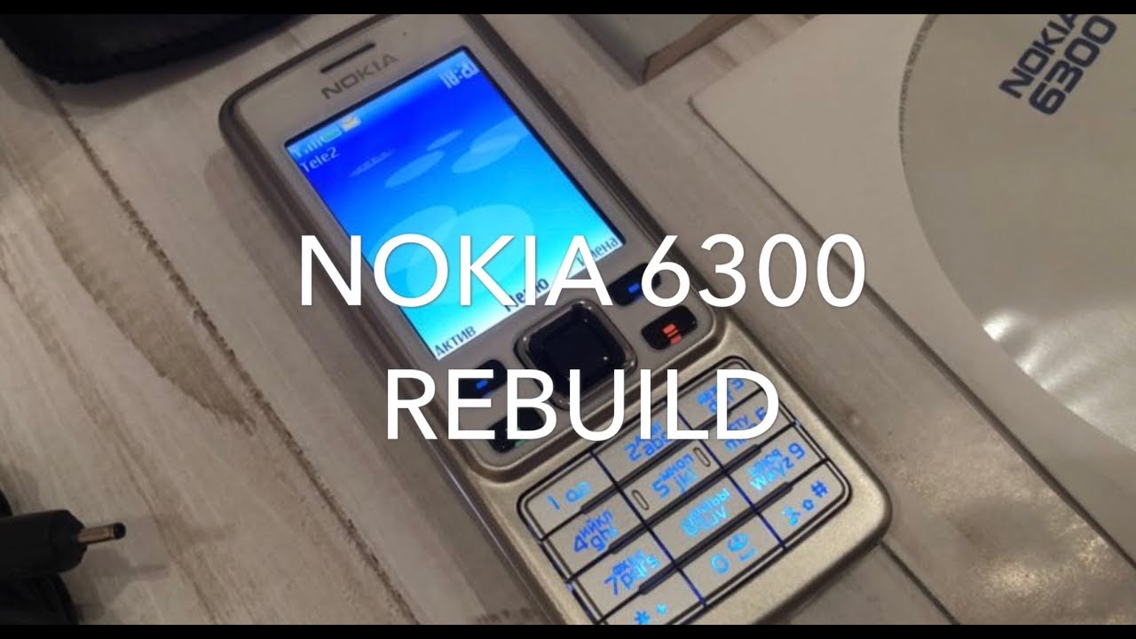 Nokia 6300 rebuild замена корпуса, разбор, восстановление